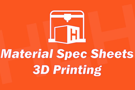 3D Printing Material Spec Sheets